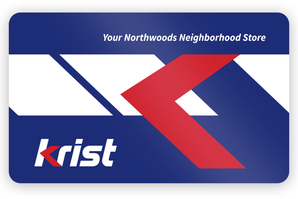 Krist Rewards Program, loyalty card.
